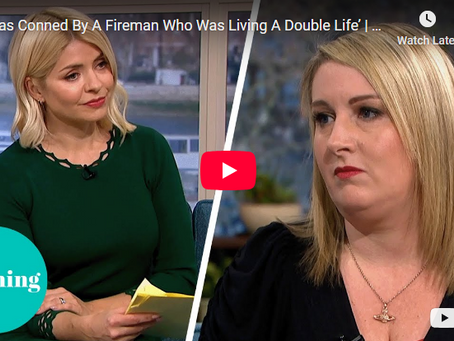 Guest shares her story of being deceived by a fireman leading a double life on "This Morning."