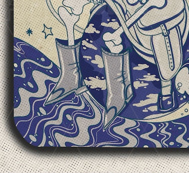 Thumbnail: Cosmic Cowboy Poster A3
