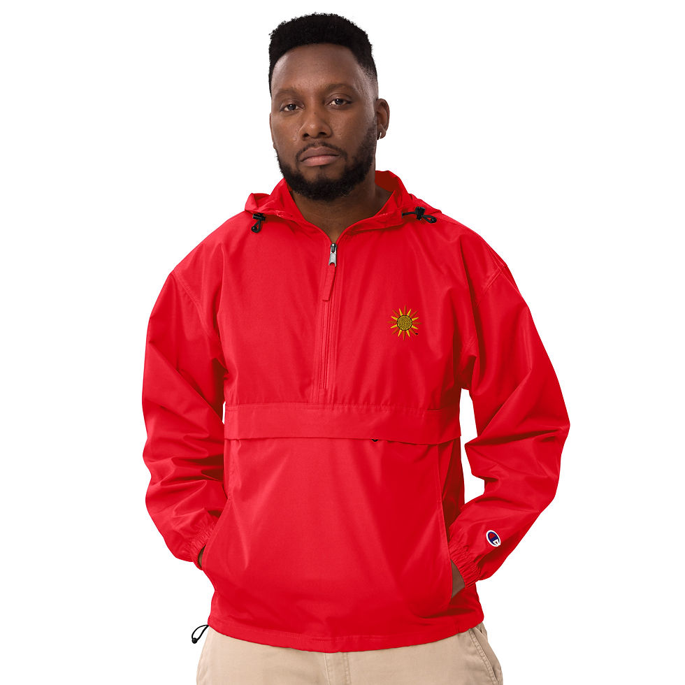 Thumbnail: Facing The Light Embroidered Champion Packable Jacket