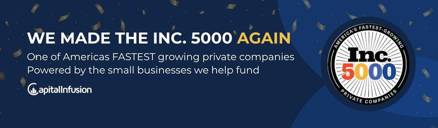 capital infusion inc5000 banner