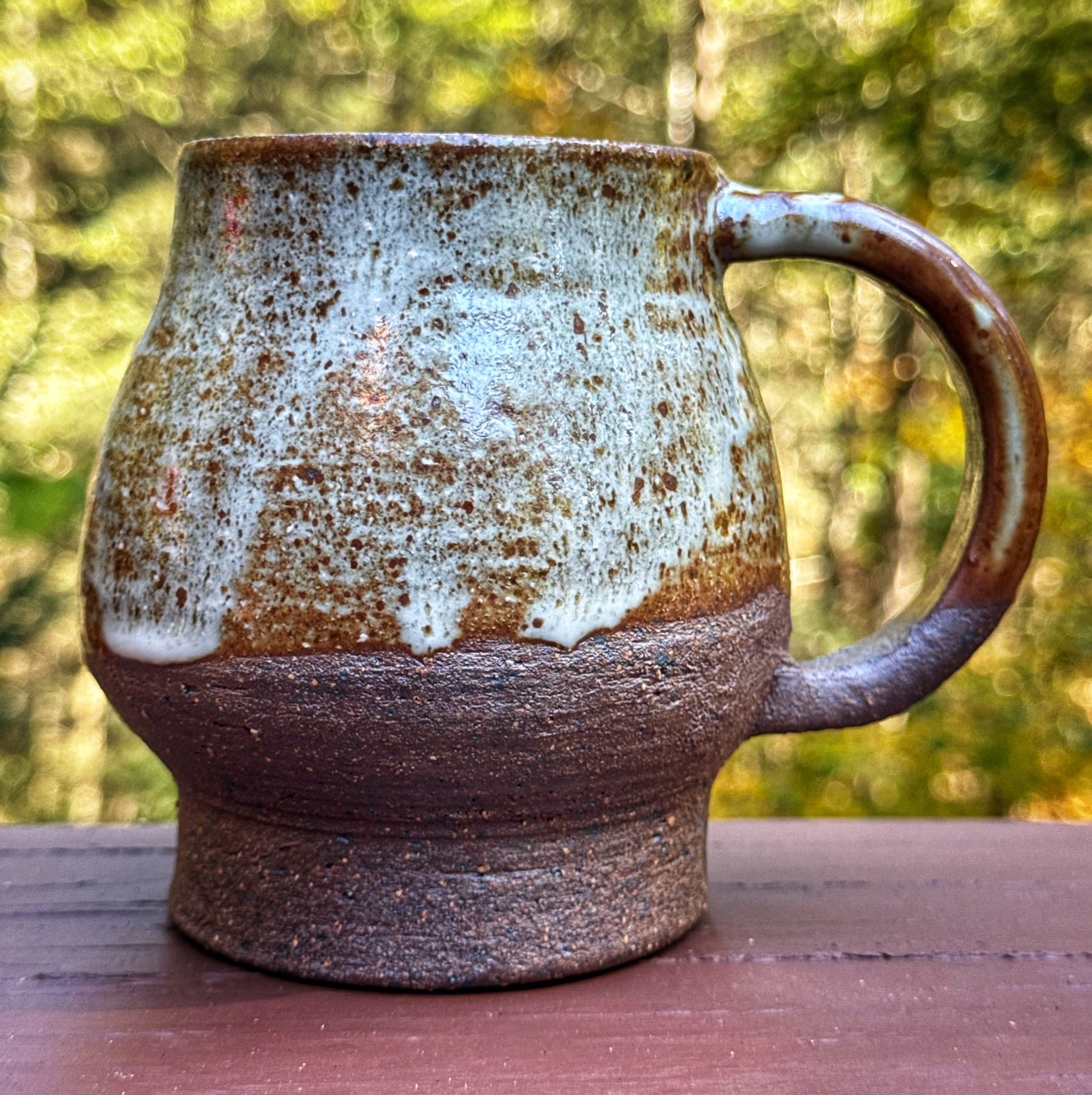 Rustic Stoneware Campfire Mug