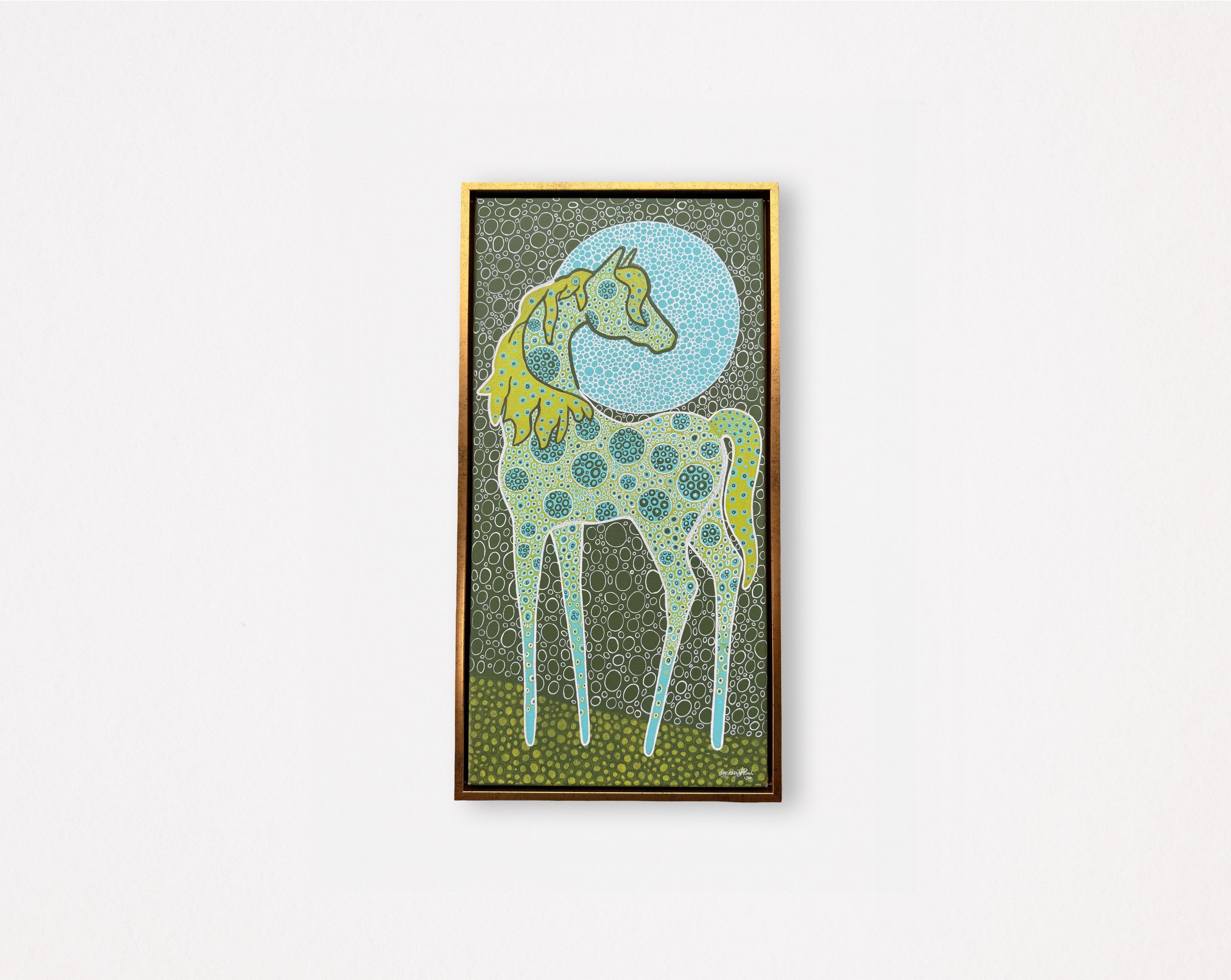 Spring — Original Maximalist Acrylic Painting | Pop & Trot Series