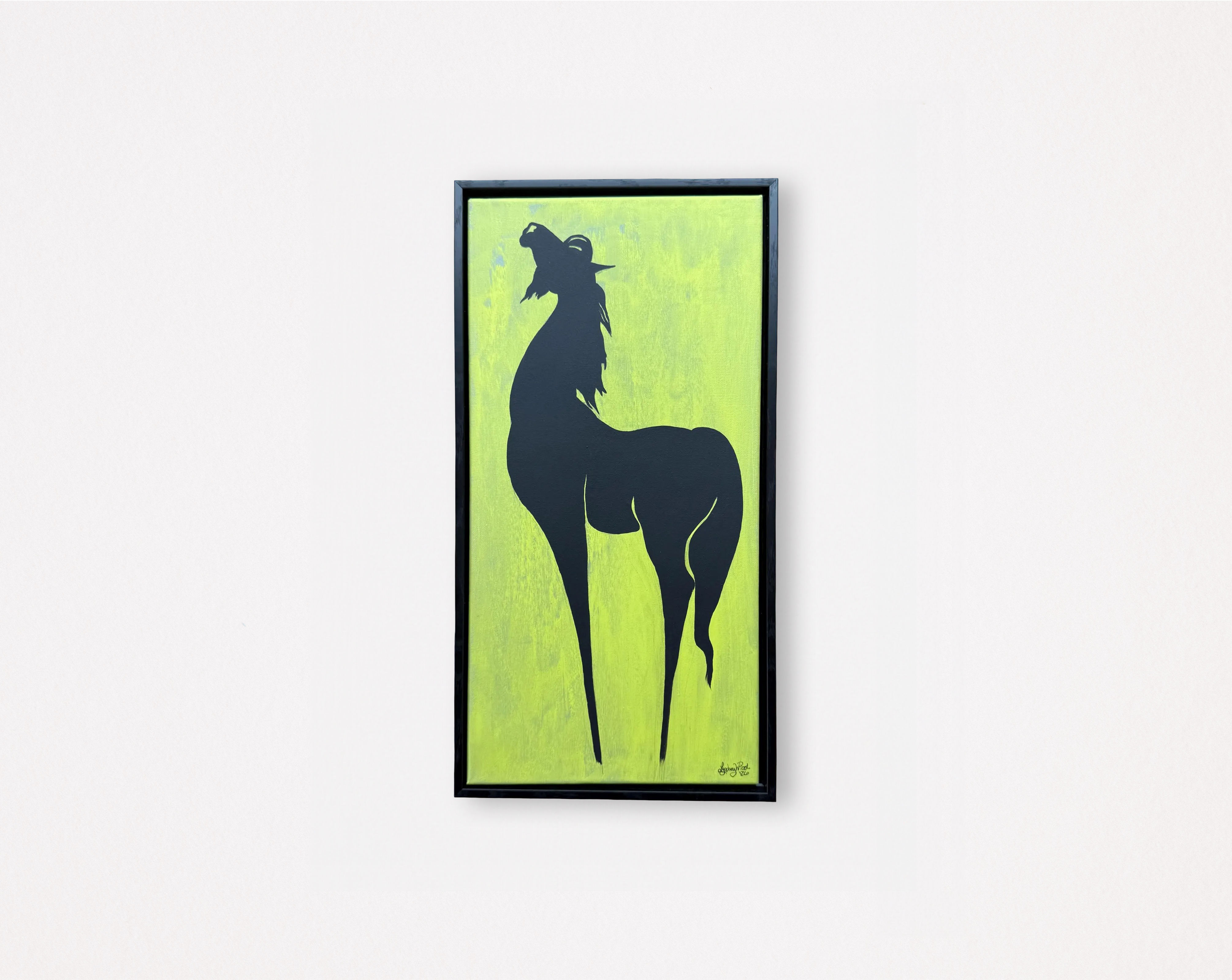 Limefire — Original Acrylic Painting | Equine Art | Abstract Horse Ar