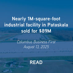 Nearly 1M-square-foot industrial facility in Pataskala sold for $89M
