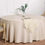 Thumbnail: Faux Linen Beige Tablecloths