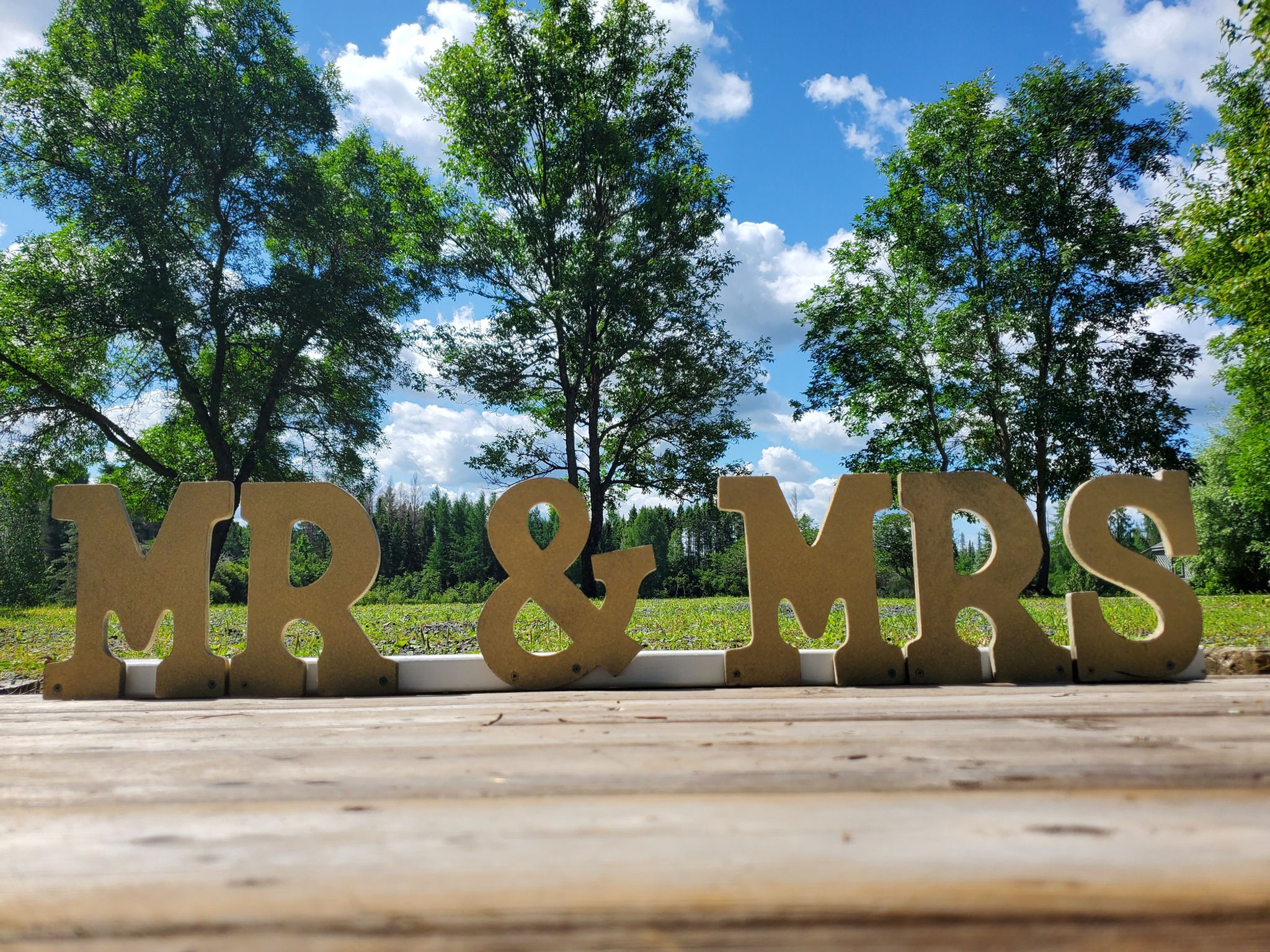 Mr. & Mrs. Sign
