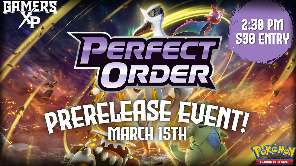 Pokemon Perfect Order Prerelease