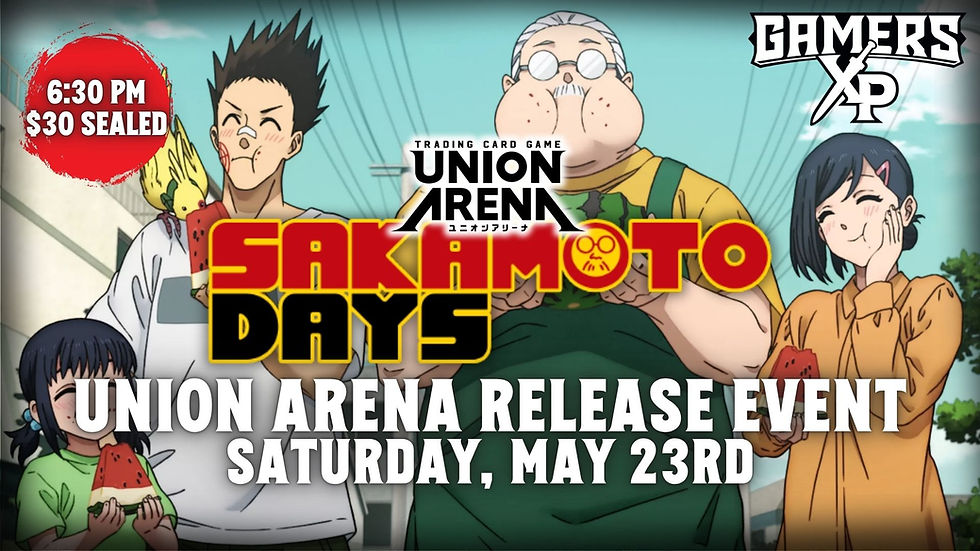 Union Arena Sakamoto Days Release Event