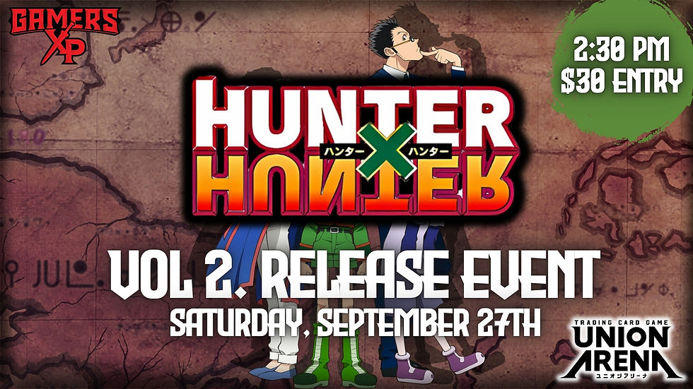 Union Arena Hunter x Hunter Vol 2 Release Event