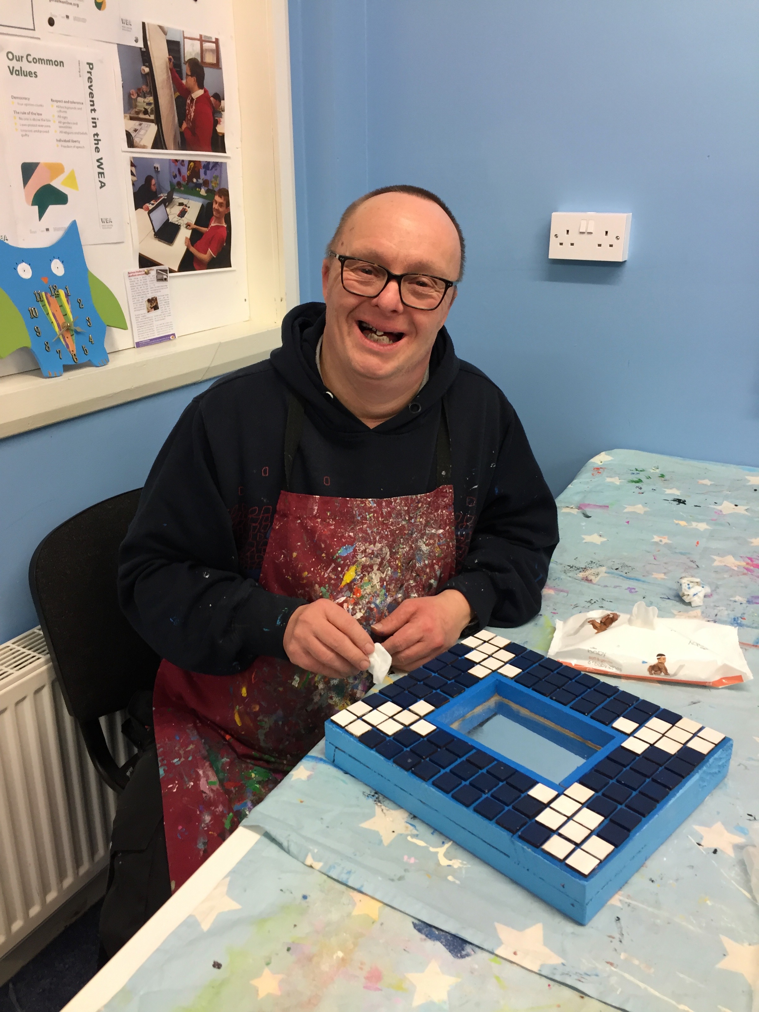 Jonathan is our workshop Foreman and one of our founding members. His speciality is painting rainbow