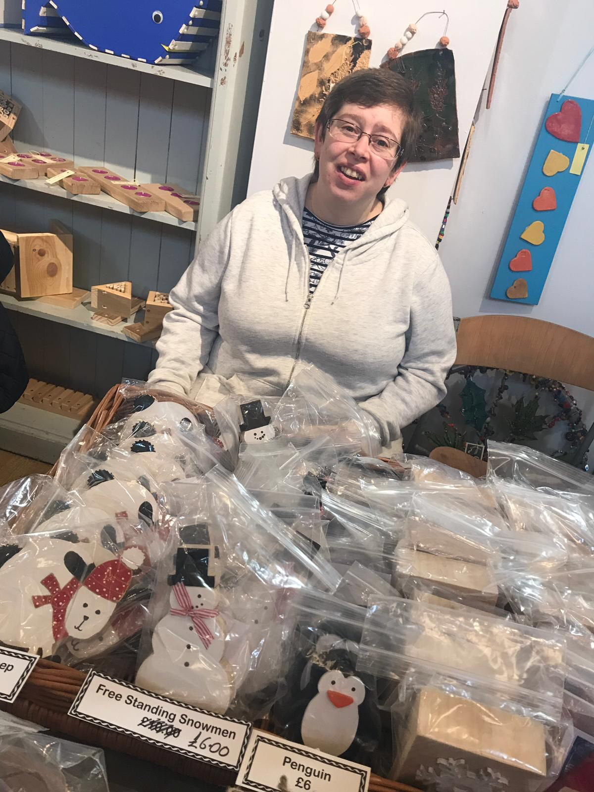 Rachael enjoys running our stalls and helping out at our coffee mornings.