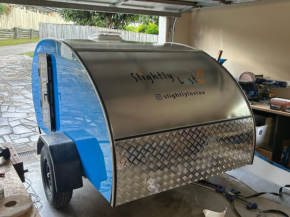 How I Turned a Trailer Frame Into a DIY Teardrop Camper