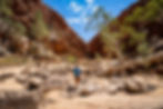 Redbank Gorge hike camping in the MacDonnell Ranges