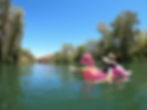 Camping at Lawn Hill National Park floating