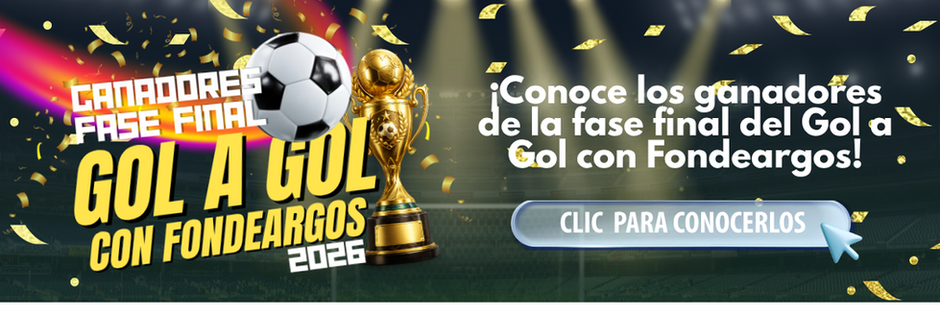 Ganadores fase final Gol a Gol con FONDEARGOS