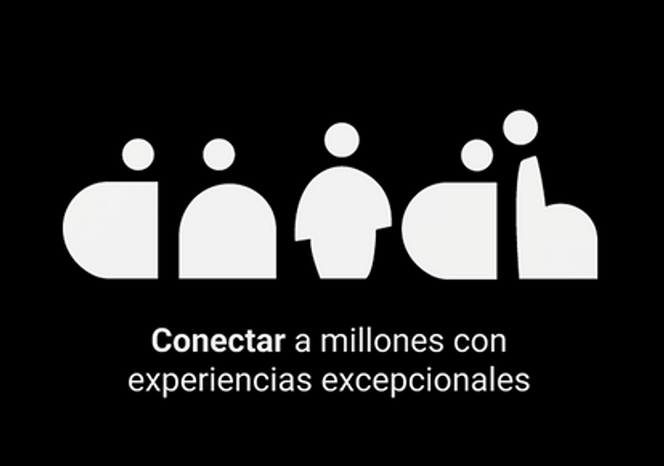 Pantalla inicial en móvil del ingreso a Catch App