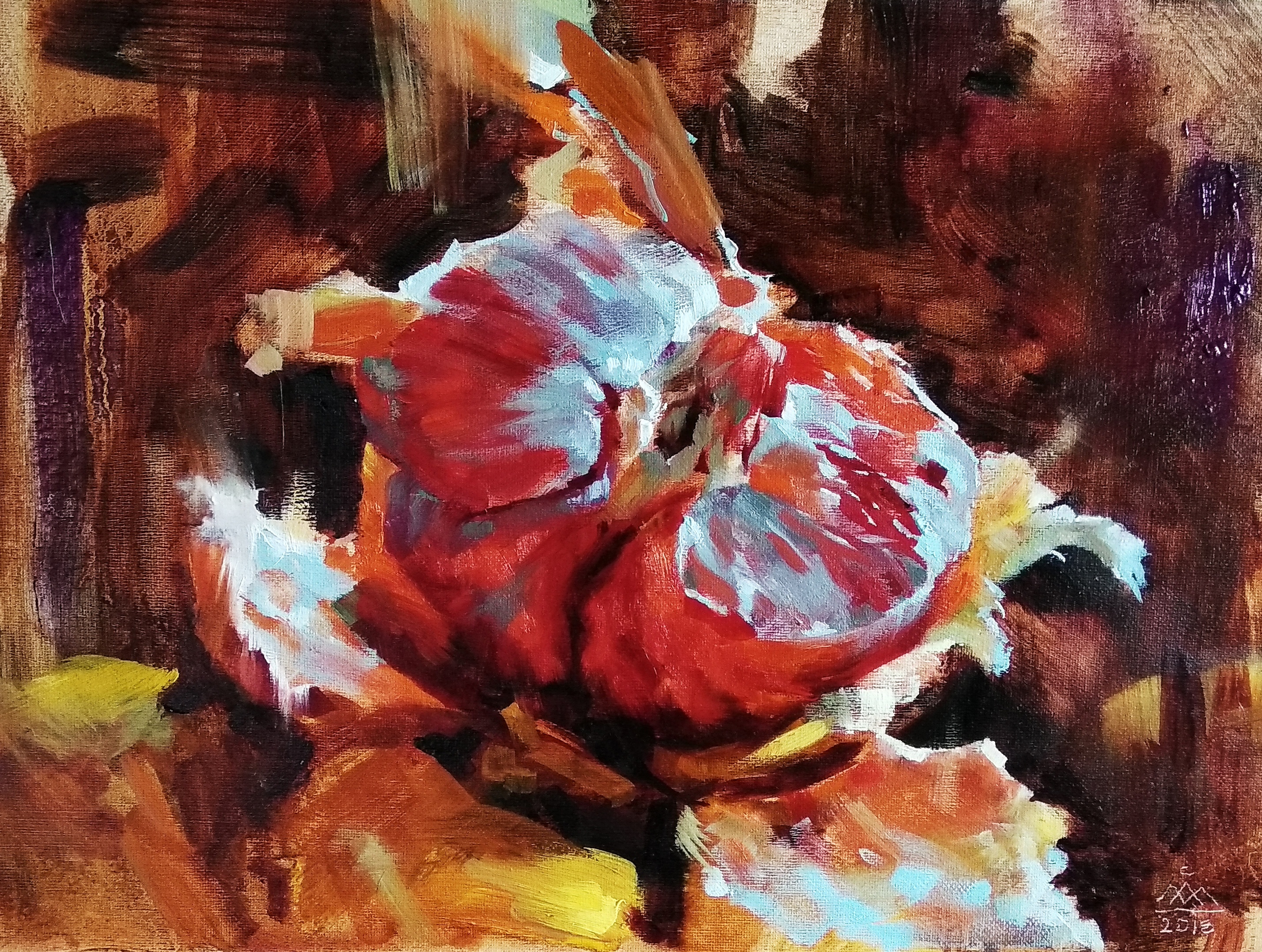 The bloody orange