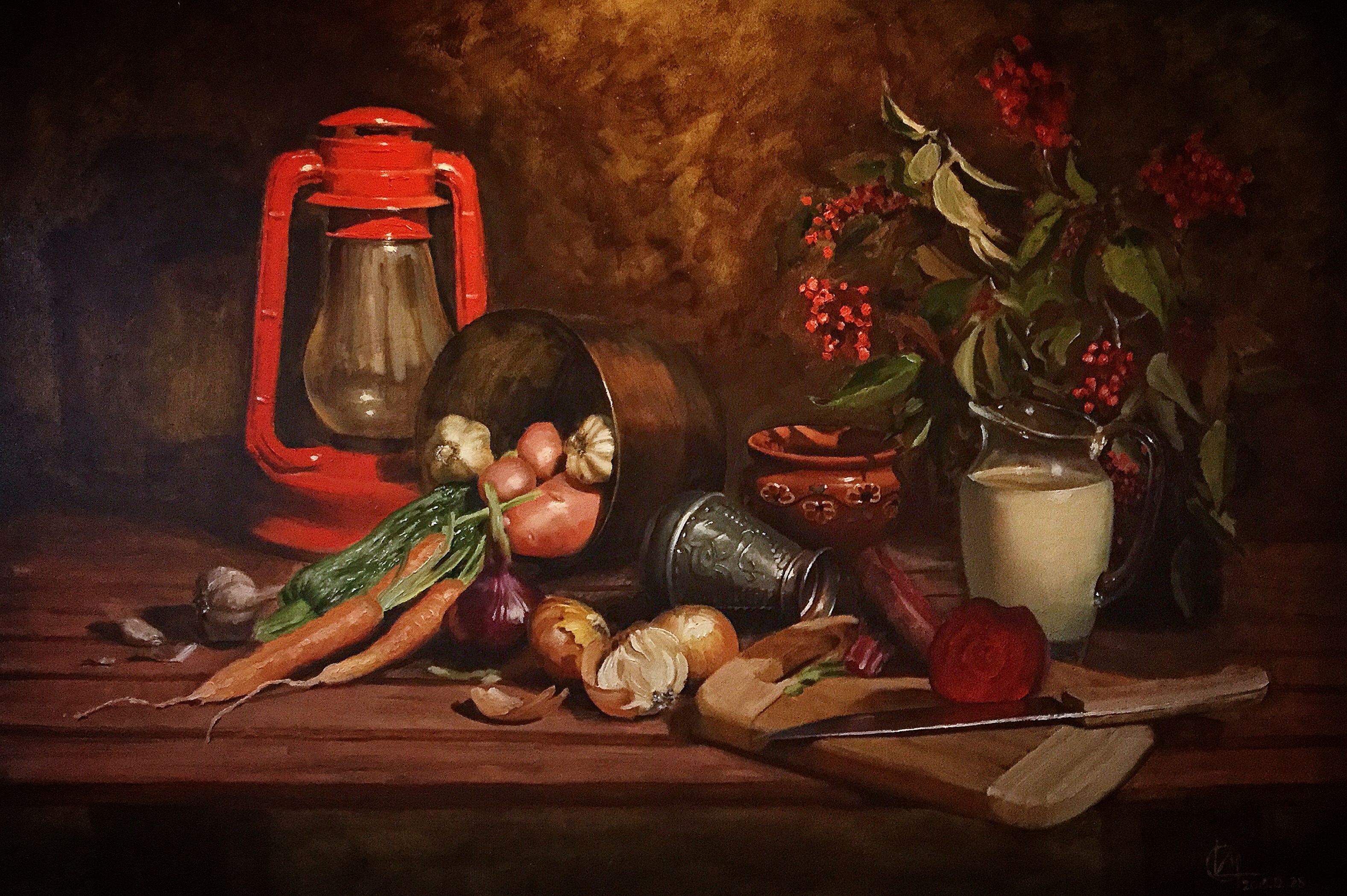 Rustic still-life