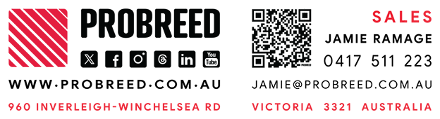 ProBreed Jamie Ramage probreed.com.au Inverleigh Victoria
