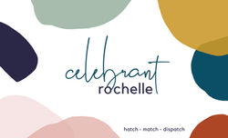 CELEBRANT ROCHELLE | Logo, business cards, branding, websites © LMM designs