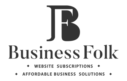Business Folk Logo - Website Subscriptions - Affordable Business Solutions 