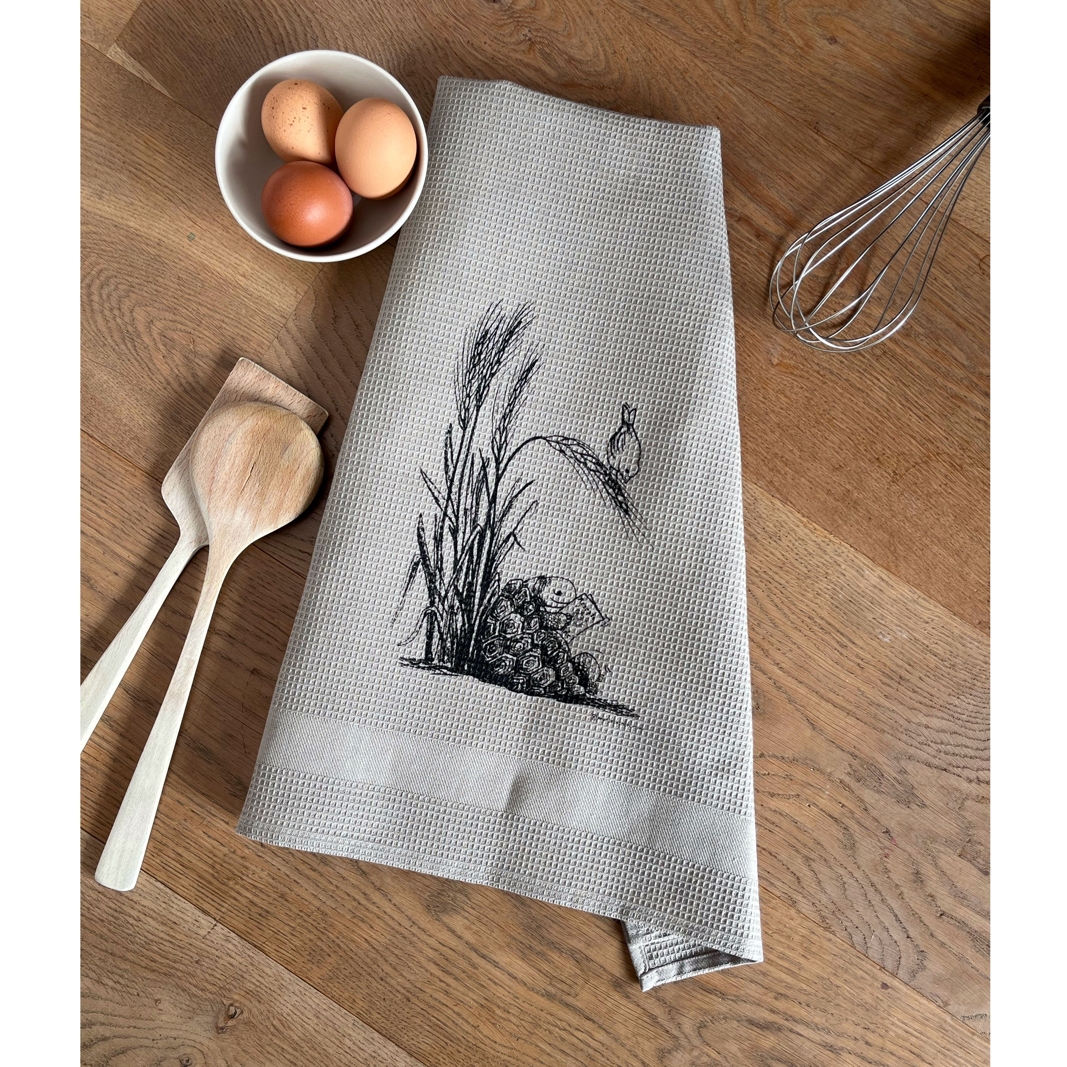 Küchentücher "Spannendes Buch"