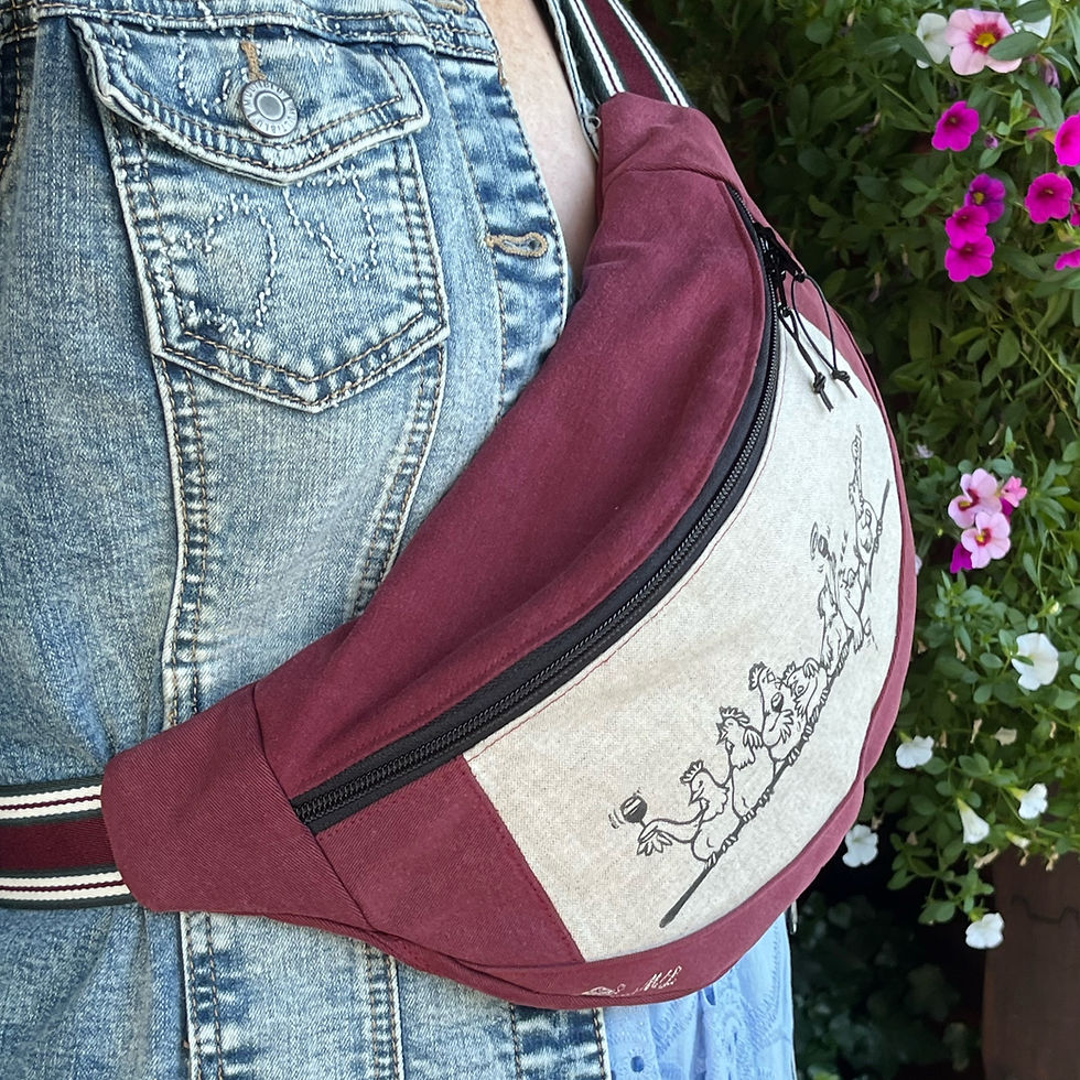Miniaturbild: Gürteltasche "In Vino Veritas"