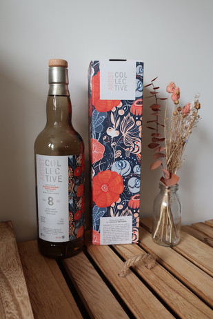 Bouteille de whisky pour la collection artist collective de la maison du whisky en édition limitée