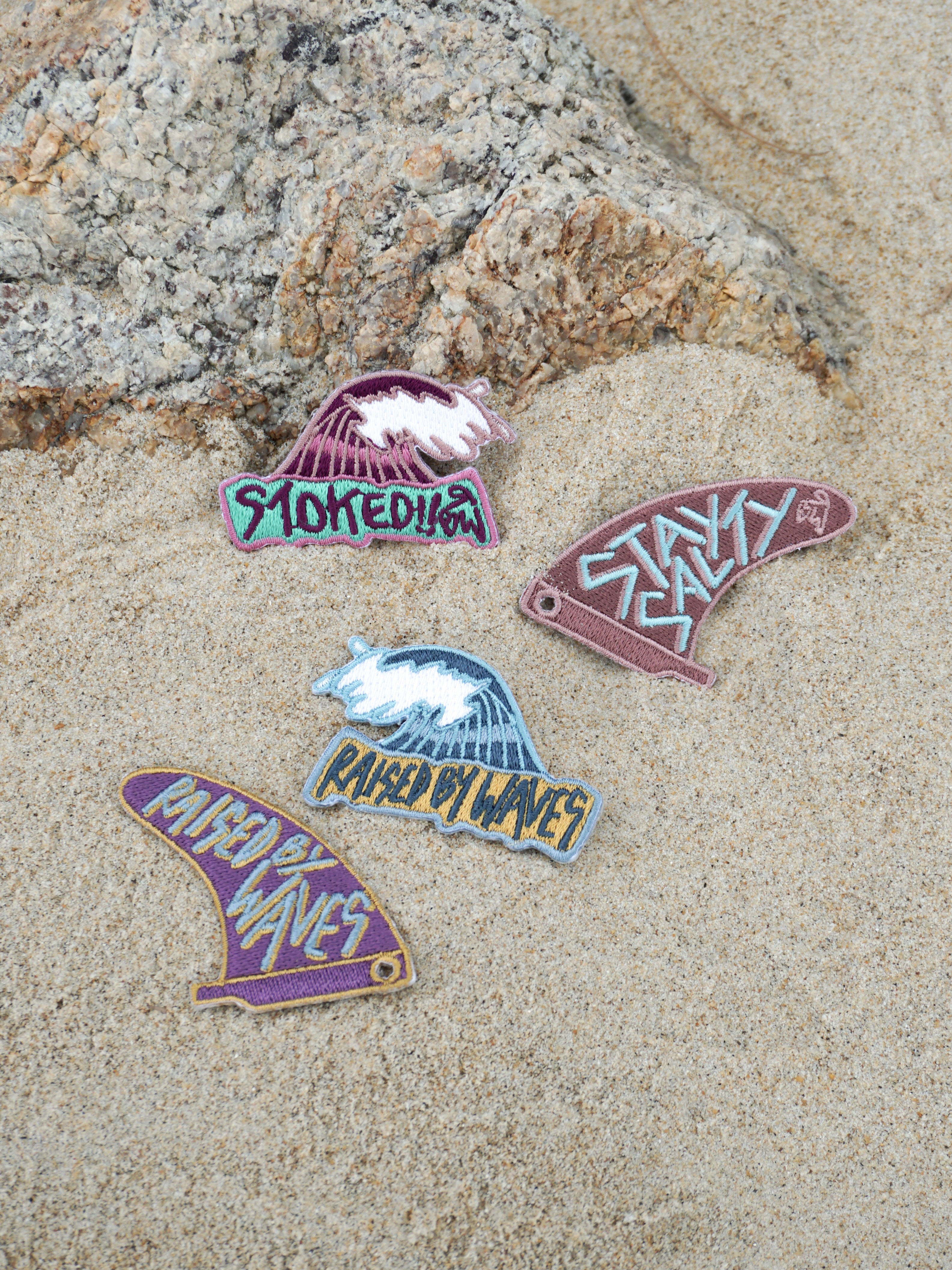 RBW Waves & Fins Iron On Patch