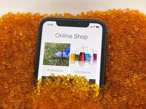 1 Kg Silica Gel Orange Regenerierbar – Trockenmittel Mit Indikator, 4 Säckchen, 2–5 Mm Körnung