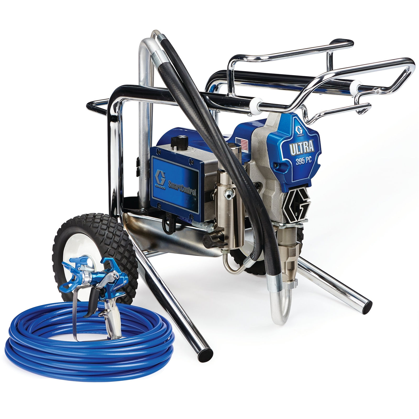 17E845 Graco Ultra 395 PC Electric Airless Sprayer, Lo-Boy