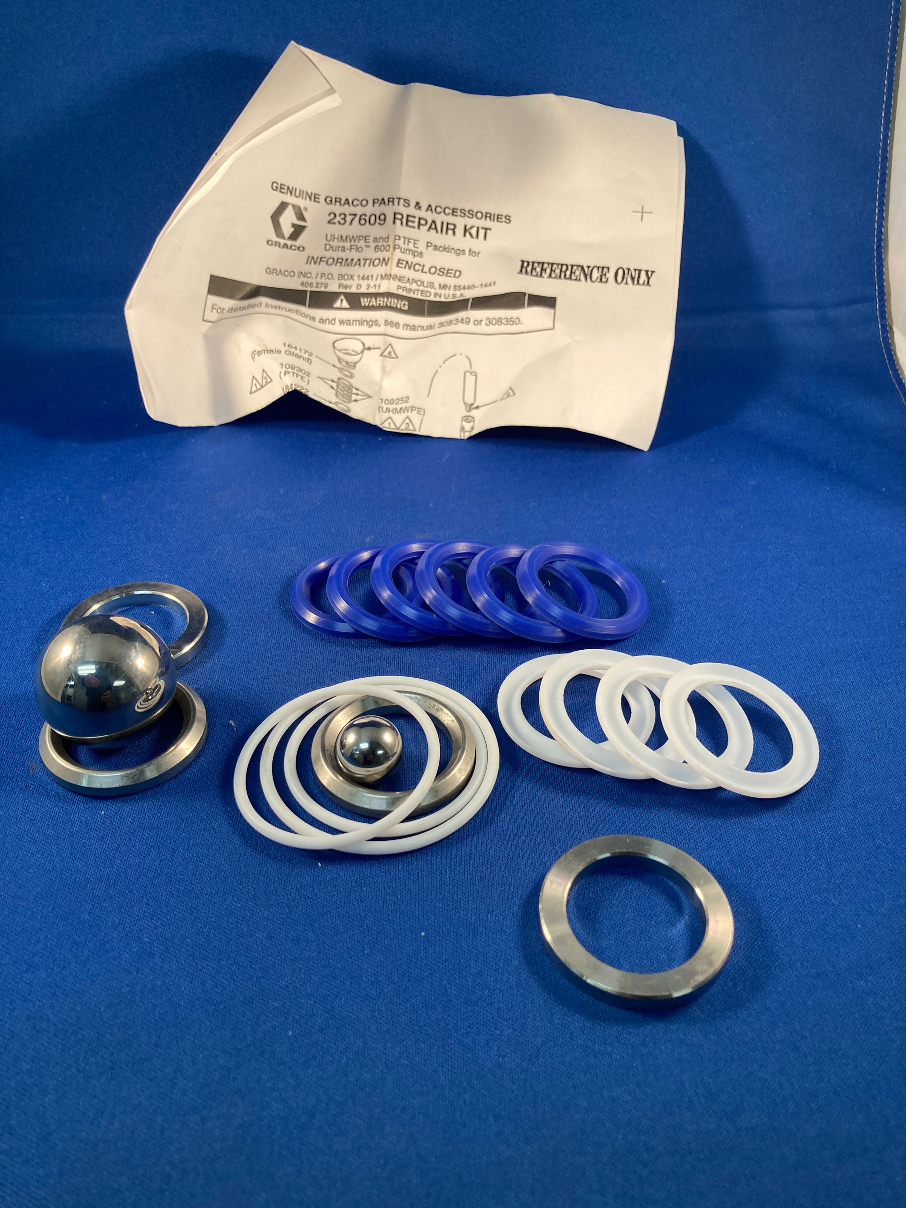 237609 GRACO KIT, REPAIR, UHMWPE/TFE