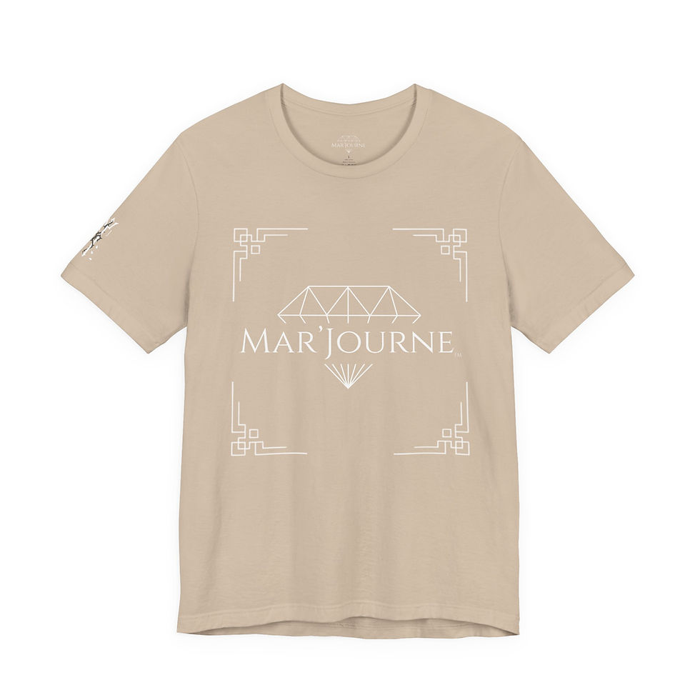 Short-sleeve t-shirt with MAR JOURNE diamond logo