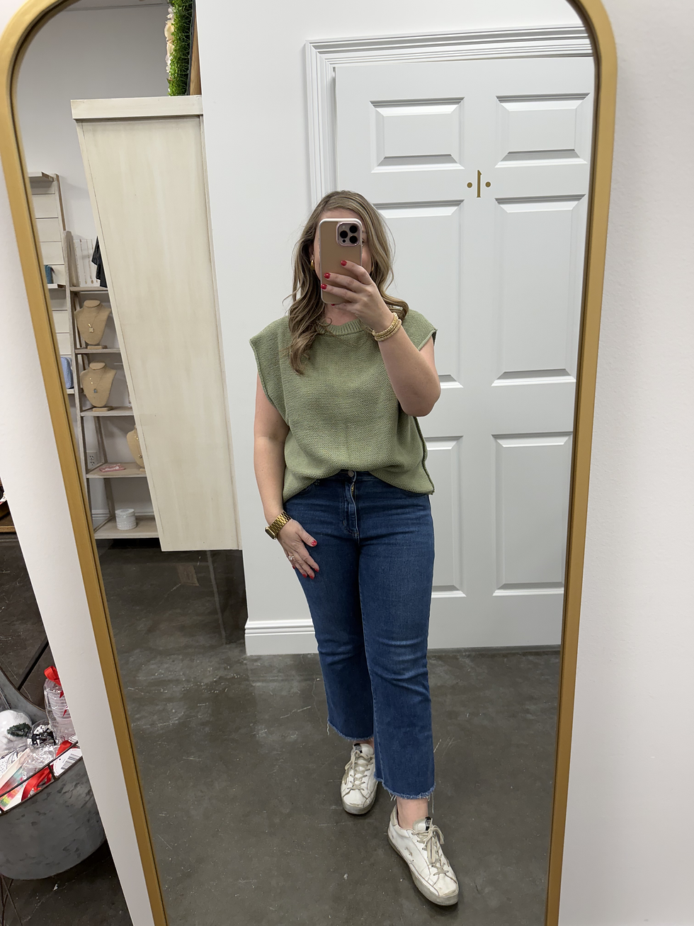 Sage Sleeveless Sweater