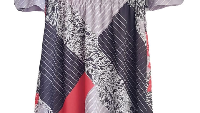 שמלת וינטג' מידי נדירה L\XL I  VINTAGE