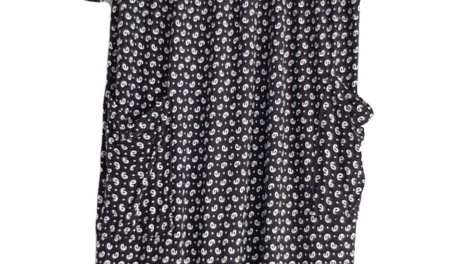 שמלה בסגנון סרפן שרוול 3/4 S I