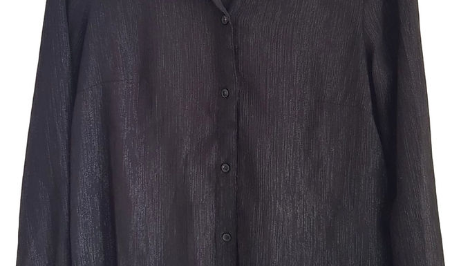 מכופתרת שיפון אלגנטית מנצנצת S I H&M