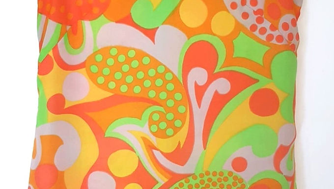 שמלת וינטג' ססגונית M/L I VINTAGE