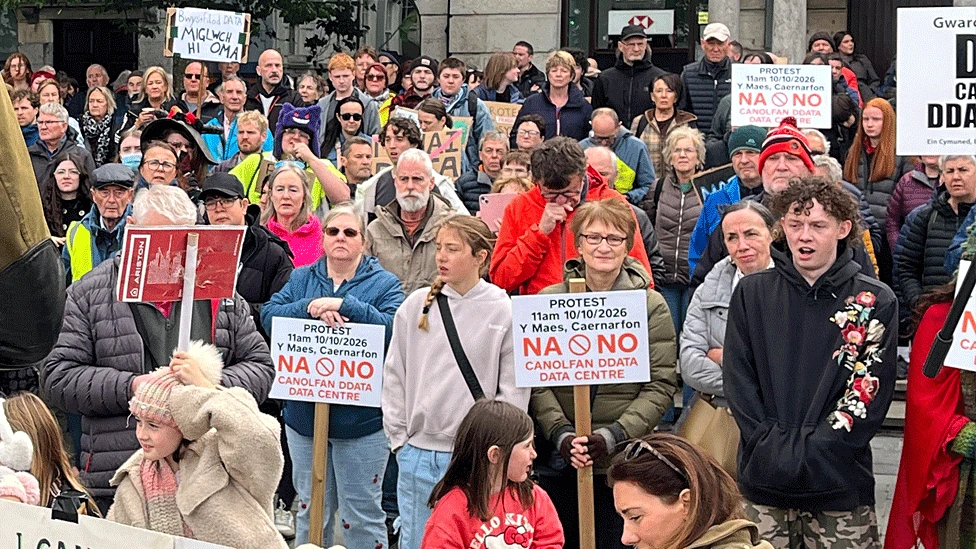 Hundreds Protest Against Proposed Menai Strait Data Centre