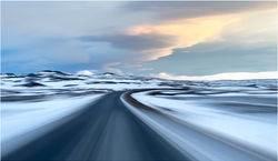 Print 1st James Grimmitt Journeying Through Iceland