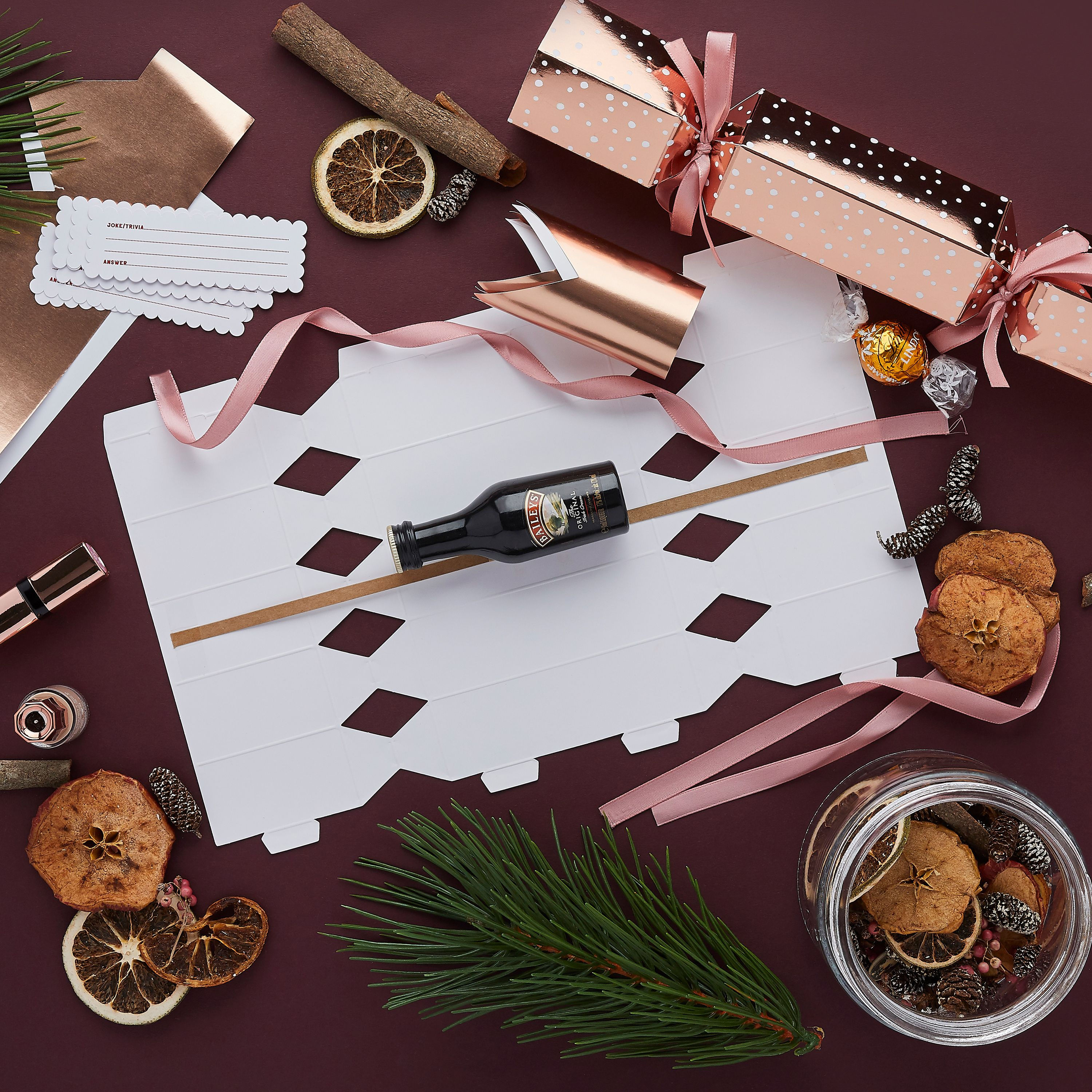 Rose Gold DIY Cracker Kit - 6 Pack