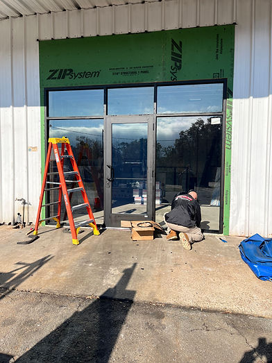 Aluminum Storefront System Install.jpeg