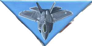 f22 jet aircraft painting