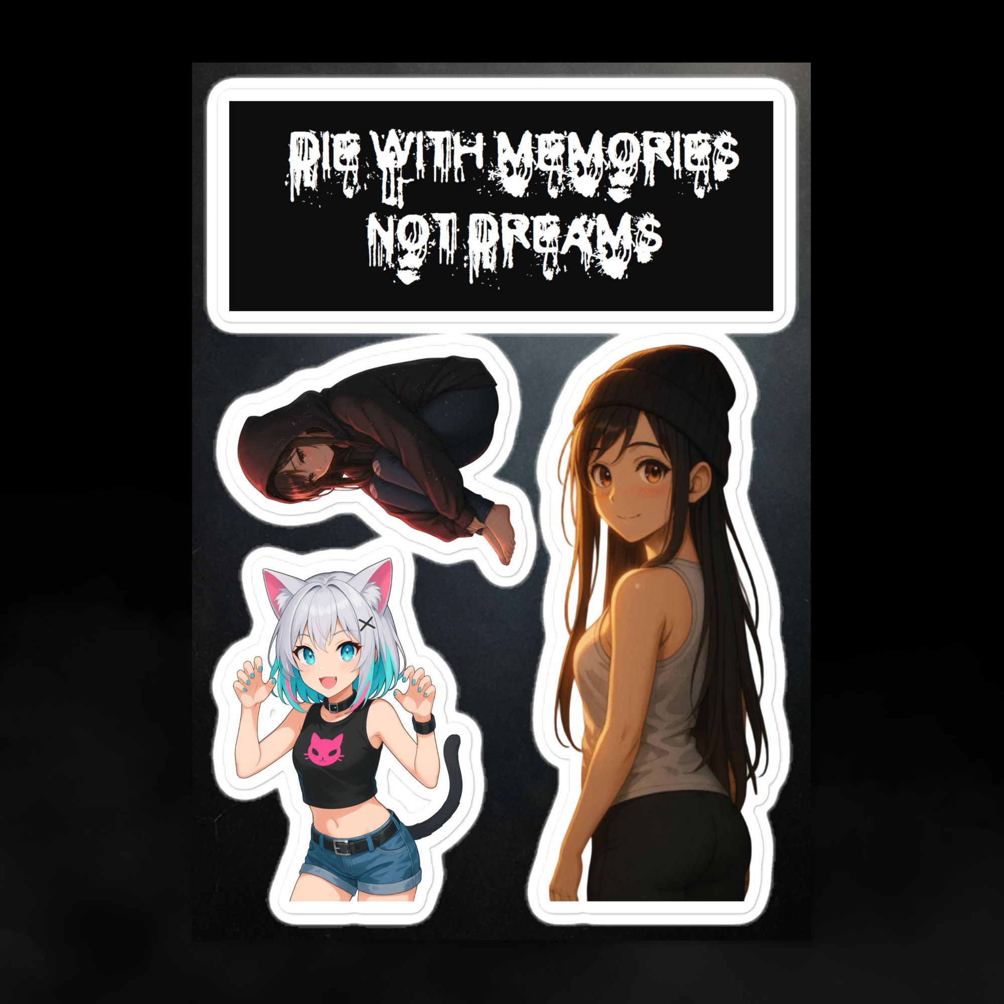 Glasswound Sticker Set #1