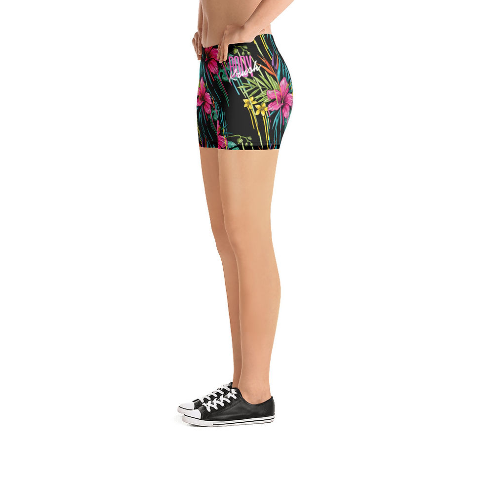 Thumbnail: BK "Floral" Shorts (Black)