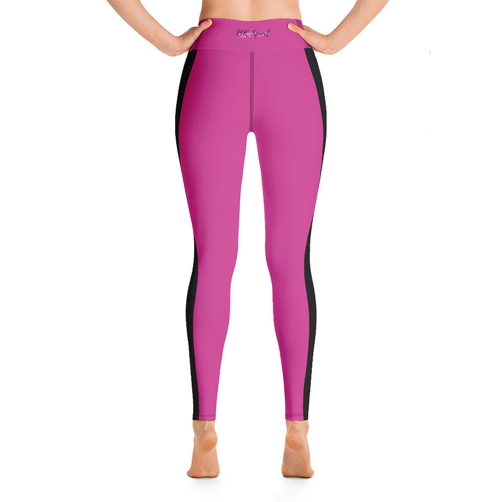 Thumbnail: BKS " So Wavy" Premium Leggings Pink 