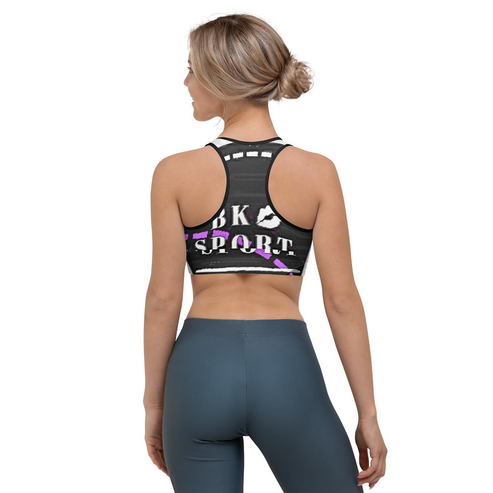 Thumbnail: BK Sports Bra "High Frequency" Purple 
