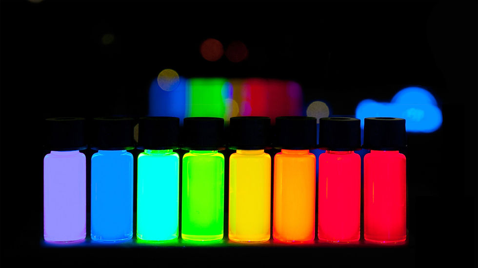 Glowing Lead Test technology can be multi colored