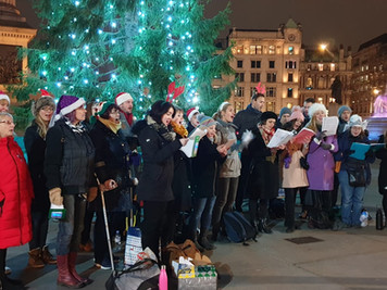 Christmas Carols in Trafalgar Square