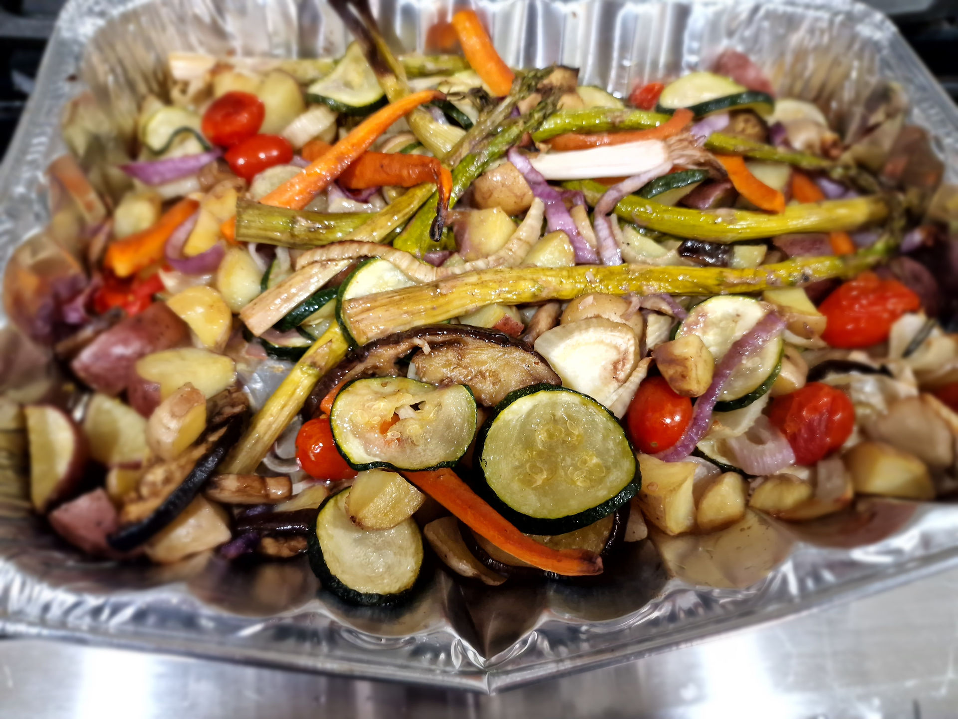 Vegetables once baked